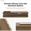 imageelago Magnetic Silicone Case Compatible with iPhone 16 Pro Max Case 69 Inch Compatible with All MagSafe Accessories  Builtin Magnets Soft Grip Silicone Shockproof StoneBrown