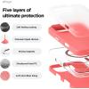imageelago Magnetic Silicone Case Compatible with iPhone 16 Pro Max Case 69 Inch Compatible with All MagSafe Accessories  Builtin Magnets Soft Grip Silicone Shockproof StonePink