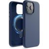 imageelago Magnetic Silicone Case Compatible with iPhone 16 Pro Max Case 69 Inch Compatible with All MagSafe Accessories  Builtin Magnets Soft Grip Silicone Shockproof StoneJean Indigo
