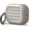 imageelago Armor Case Compatible with AirPods Pro 3 Case  Carabiner Included Supports Wireless Charging Shock Resistant Full Protection StoneStone