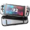 imageelago Clear PC Case Compatible with Nintendo Switch 2 Case Slim Hard PC Shell Cover Shock Resistant Full Body Protective Cover Comfortable Grip AntiScratch Transparent