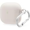 imageelago Liquid Hybrid Case Compatible with AirPods 4 Case Cover  Compatible with AirPods 4th Generation Case Triple Layer Protection Keychain Included Wireless Charging Shock Resistant BlackStone