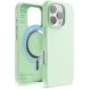 imageelago Magnetic Silicone Case Compatible with iPhone 16 Pro Max Case 69 Inch Compatible with All MagSafe Accessories  Builtin Magnets Soft Grip Silicone Shockproof StoneSoft Mint