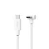 imageelago USB 90 Degree C to C Cable Charger Compatible with iPhone iPads and MacBooks and All Type C Device  2M Cable White