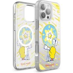 imageelago  LINE Friends 2025 Yellow Sally Collection Compatible with iPhone 16 Pro Max Strong Magnetic Durable Full Body Protection Screen ampamp Camera Protection Official MerchandiseiPhone 16 Pro Max