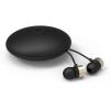 imageelago E502M Control Talk inEar Earphones with Mic Stereo 35mm Plug  Carrying Case Included ControlTalk with Built in Microphone Champagne GoldBlack