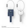 imageelago Keyring Headphone Splitter for iPhone iPad iPod Galaxy and Any Portable Device with 35mm Jean Indigo