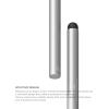 imageelago Stylus BallBlack  Premium AluminumBallpoint PenReplaceable Extra Tip Included  for iPad iPad Pro iPad Mini and iPhoneSilver