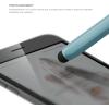 imageelago Stylus HexaCoral Blue  Premium Aluminum Classic Pencil Shape Replaceable Extra Tip Included  for iPad iPad Pro iPad Mini and iPhoneCoral Blue