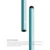 imageelago Stylus HexaCoral Blue  Premium Aluminum Classic Pencil Shape Replaceable Extra Tip Included  for iPad iPad Pro iPad Mini and iPhoneCoral Blue