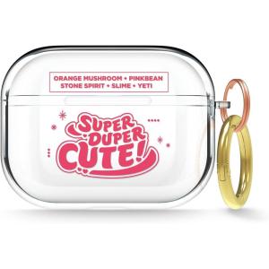 imageelago l MapleStory Collection Case Compatible with Apple AirPods Pro Durable TPU Material Reduced Yellowing Clear Protection Supports Wireless Charging Official Merchandise MapleStory Monster