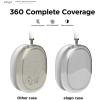 imageelago Clear Case Compatible with AirPods Max Case Cover  Transparent Shockproof AntiScratch Antidust Crystal ClearClear
