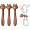 imageelago  LINE Friends Magnetic Cable Ties Premium Silicone Cord Organizer Reusable Magnetic Cable Organizer Official Merchandise SallyBrown