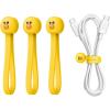 imageelago  LINE Friends Magnetic Cable Ties Premium Silicone Cord Organizer Reusable Magnetic Cable Organizer Official Merchandise SallySally