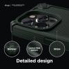 imageElago Armor iPhone 14 Pro Max 67quot Case  Military Grade Drop Protection HeavyDuty Carbon Fiber Texture Shockproof Bumper BlackDark Green