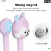 imageelago  BT21 Magnetic Cable Ties Premium Silicone Cord Organizer Reusable Magnetic Cable Organizer Official Merchandise KOYAMANG