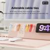 imageelago  BT21 Magnetic Cable Ties Premium Silicone Cord Organizer Reusable Magnetic Cable Organizer Official Merchandise KOYASHOOKY