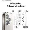 imageelago 1Pc Tempered Glass Camera Lens Protector Compatible with iPhone 15 Pro and iPhone 15 Pro Max  9H Surface Hardness AntiFingerprint ShatterProof Scratch ProtectioniPhone 15 Pro and iPhone 15 Pro Max