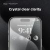 imageelago 2 Pcs Tempered Glass Screen Protector Compatible with iPhone 15 Pro Max  9H Surface Hardness AntiFingerprint ShatterProof Scratch Protection Crystal Clear Clarity BubbleFreeiPhone 15 Pro