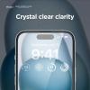imageelago 2 Pcs Tempered Glass Screen Protector Compatible with iPhone 15 Pro Max  9H Surface Hardness AntiFingerprint ShatterProof Scratch Protection Crystal Clear Clarity BubbleFreeiPhone 15 Plus 2Pcs