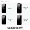 imageelago 2 Pcs Tempered Glass Screen Protector Compatible with iPhone 15 Pro Max  9H Surface Hardness AntiFingerprint ShatterProof Scratch Protection Crystal Clear Clarity BubbleFreeiPhone 15 Pro