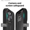 imageelago Buckler Compatible with iPhone 14 Pro Max Case 67 Inch  US Military Grade Drop Protection HeavyDuty Protective Cover Carbon Fiber Texture Tough Rugged Design Shockproof Bumper BlackTypography