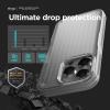 imageelago Buckler Compatible with iPhone 14 Pro Max Case 67 Inch  US Military Grade Drop Protection HeavyDuty Protective Cover Carbon Fiber Texture Tough Rugged Design Shockproof Bumper BlackFrosted Clear