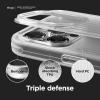 imageelago Buckler Compatible with iPhone 14 Pro Max Case 67 Inch  US Military Grade Drop Protection HeavyDuty Protective Cover Carbon Fiber Texture Tough Rugged Design Shockproof Bumper BlackFrosted Clear