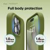imageelago Compatible with iPhone 14 Pro Max Case Liquid Silicone Case Full Body Protective Cover Shockproof Slim Phone AntiScratch Soft Microfiber Lining 67 inch RedCedar Green
