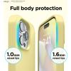 imageelago Compatible with iPhone 14 Pro Max Case Liquid Silicone Case Full Body Protective Cover Shockproof Slim Phone AntiScratch Soft Microfiber Lining 67 inch RedYellow