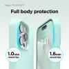 imageelago Compatible with iPhone 14 Pro Max Case Liquid Silicone Case Full Body Protective Cover Shockproof Slim Phone AntiScratch Soft Microfiber Lining 67 inch RedAqua Sky