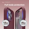 imageelago Compatible with iPhone 14 Pro Max Case Liquid Silicone Case Full Body Protective Cover Shockproof Slim Phone AntiScratch Soft Microfiber Lining 67 inch RedBurgundy