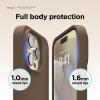imageelago Compatible with iPhone 14 Pro Max Case Liquid Silicone Case Full Body Protective Cover Shockproof Slim Phone AntiScratch Soft Microfiber Lining 67 inch RedBrown