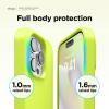 imageelago Compatible with iPhone 14 Pro Max Case Liquid Silicone Case Full Body Protective Cover Shockproof Slim Phone AntiScratch Soft Microfiber Lining 67 inch RedNeon Yellow