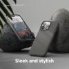 imageelago Compatible with iPhone 14 Pro Max Case Pebble Case Full Body Protective Cover Shockproof Special Pebble Coated Slim AntiScratch 67 inch City Grey