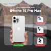 imageelago Compatible with iPhone 15 Pro Max Case Compatible with MagSafe Glide Case Full Body Protective Cover Shockproof Slim Phone Case 67 inch Top Stone  Bottom Medium GreyTop Purple  Bottom Clear