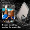 imageelago Compatible with iPhone 15 Pro Max Case Compatible with MagSafe Glide Case Full Body Protective Cover Shockproof Slim Phone Case 67 inch Top Stone  Bottom Medium GreyTop Stone  Bottom Medium Grey