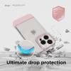 imageelago Glide Armor Case Designed for iPhone 14 Pro Max Case Drop Protection Shockproof Protective TPU Cover Upgraded Shockproof Mix and Match Parts Enhanced Camera Guard ClearLovely PinkClearLovely Pink