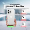 imageelago Hybrid Clear Case Compatible with iPhone 15 Pro Max Case Crystal Clear PC  TPU Hybrid Technology US Military Grade Drop Protection Reduced Yellowing TransparentTransparent