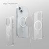 imageelago Magnetic Hybrid Clear Case Compatible with iPhone 15 Plus Case Compatible with MagSafe 67quot US Military Grade Drop Protection PC  TPU Hybrid Technology Reduced Yellowing White