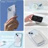 imageelago Magnetic Hybrid Clear Case Compatible with iPhone 15 Plus Case Compatible with MagSafe 67quot US Military Grade Drop Protection PC  TPU Hybrid Technology Reduced Yellowing White