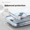 imageelago Magnetic Hybrid Clear Case Compatible with iPhone 15 Plus Case Compatible with MagSafe 67quot US Military Grade Drop Protection PC  TPU Hybrid Technology Reduced Yellowing White