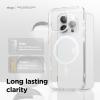 imageelago Magnetic Hybrid Clear Case Compatible with iPhone 15 Pro Max Case Compatible with MagSafe 67quot US Military Grade Drop Protection PC  TPU Hybrid Technology Reduced Yellowing BlackWhite
