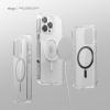imageelago Magnetic Hybrid Clear Case Compatible with iPhone 15 Pro Max Case Compatible with MagSafe 67quot US Military Grade Drop Protection PC  TPU Hybrid Technology Reduced Yellowing BlackBlack
