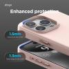 imageelago Magnetic Leather Case Compatible with iPhone 15 Pro Max Case Compatible with All MagSafe Accessories 67 inch  Builtin Magnets Vegan Leather Shockproof WaterResistant TaupeLovely Pink