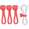 imageelago  BT21 Magnetic Cable Ties Premium Silicone Cord Organizer Reusable Magnetic Cable Organizer Official Merchandise KOYATATA