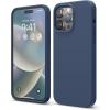 imageelago Compatible with iPhone 14 Pro Max Case Liquid Silicone Case Full Body Protective Cover Shockproof Slim Phone AntiScratch Soft Microfiber Lining 67 inch RedJean Indigo