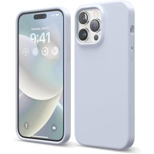 imageelago Compatible with iPhone 14 Pro Max Case Liquid Silicone Case Full Body Protective Cover Shockproof Slim Phone AntiScratch Soft Microfiber Lining 67 inch RedLight Blue