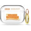 imageelago l MapleStory Collection Case Compatible with Apple AirPods Pro Durable TPU Material Reduced Yellowing Supports Wireless Charging Official Merchandise MapleStory Orange Mushroom