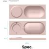 imageelago Charging Tray Compatible with MagSafe Charger Compatible with iPhone 1615141312 AirPods Wireless Case and Other Wireless Charging Phones Sand Pink Charging Cable Not IncludedSand Pink